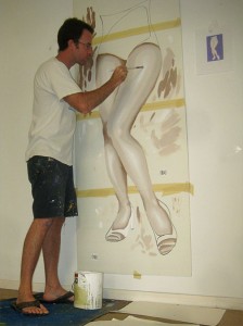 paint legs