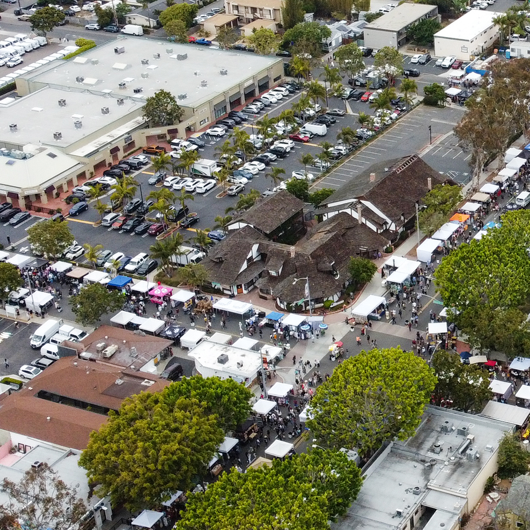 Carlsbad Street Faire from the Air Carlsbad Art and Culture at